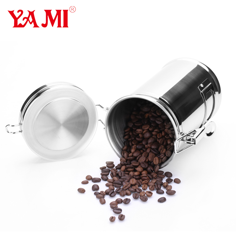 304S/S Coffee Canister 900cc YM-900-大图2