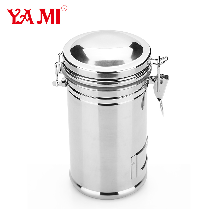 304S/S Coffee Canister 900cc YM-900-大图1